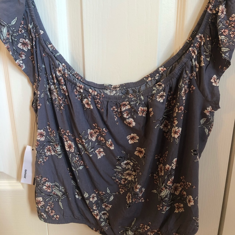 Floral off the shoulder top